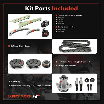 Timing Belt & Water Pump Set for 2009-2010 F-150 & 2006-2010 Explorer