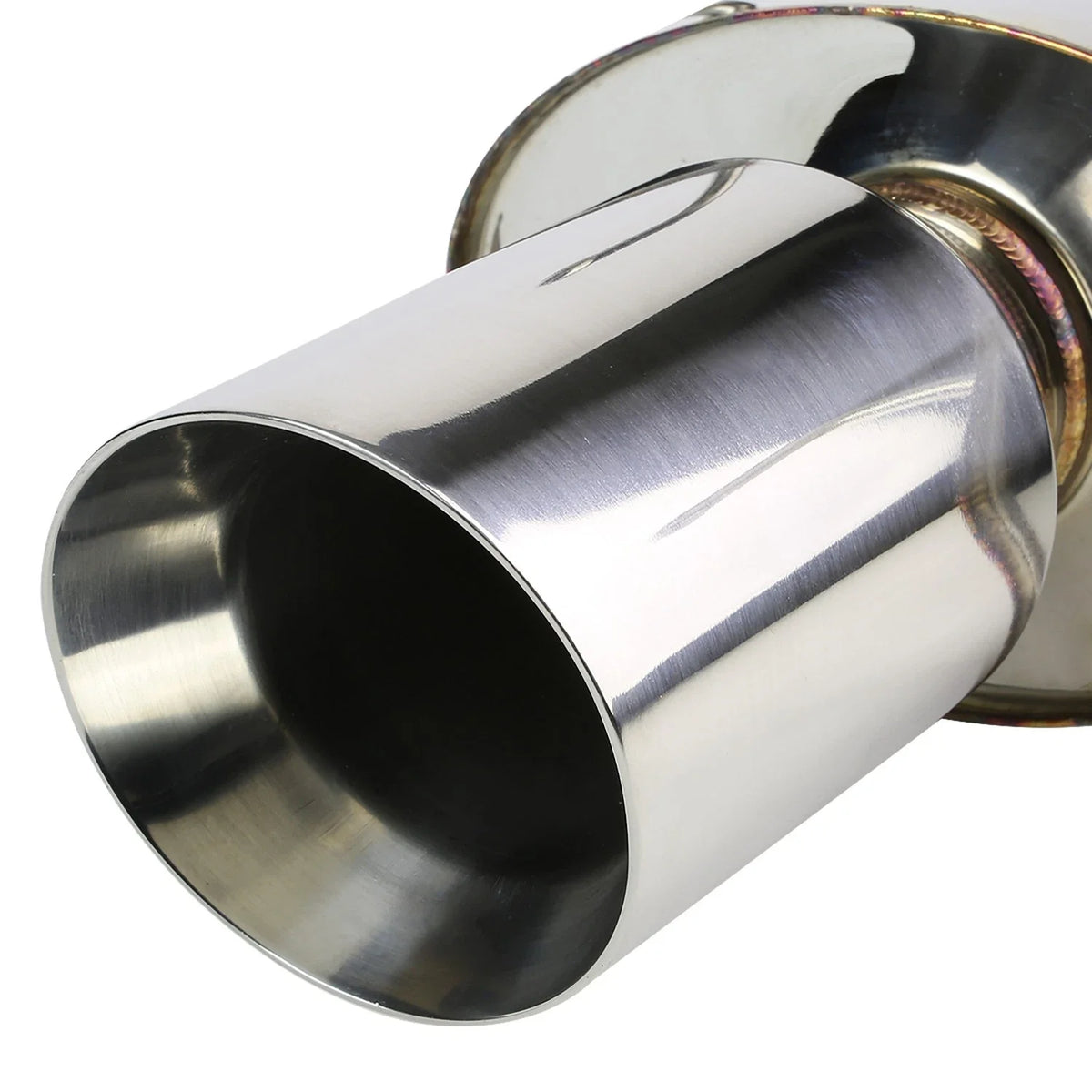 4" Oval Muffler Catback Exhaust for 2005-2010 Chevy Cobalt