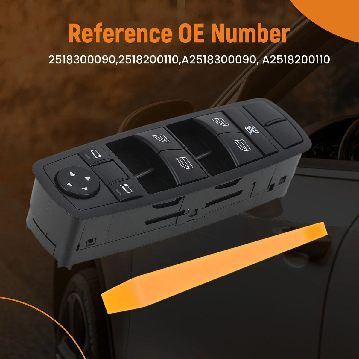 Power Window Switch for ML GL Class 2006-2012 Mercedes-Benz 2518300090