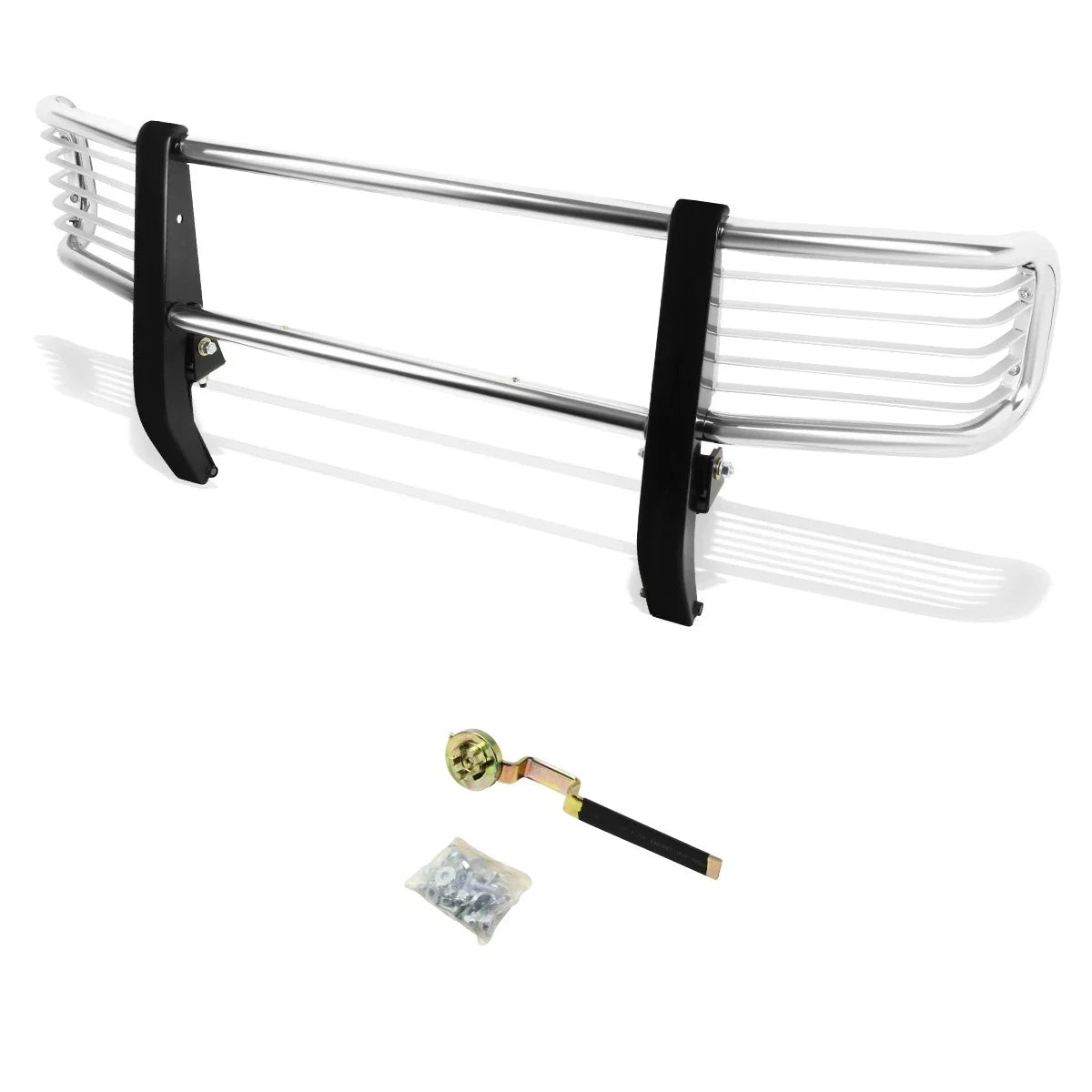 Chrome Bumper Brush Grill Guard Protector for Mercedes G-Class W463 (1999–2012)