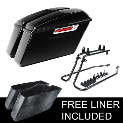6x9" Speaker Lids w/ Bracket for Fatboy Harley Softail 1984–2017