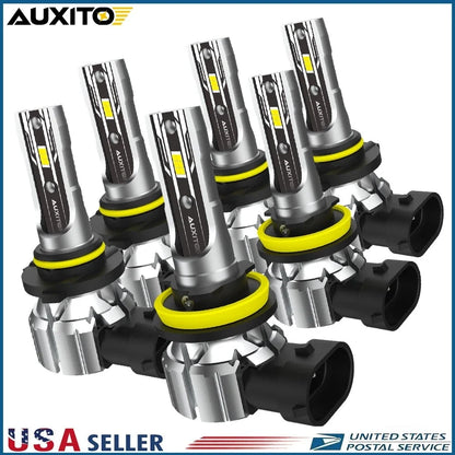 90000LM AUXITO LED Headlight Combo Kit 9005 9006 H11 - 2 Pack