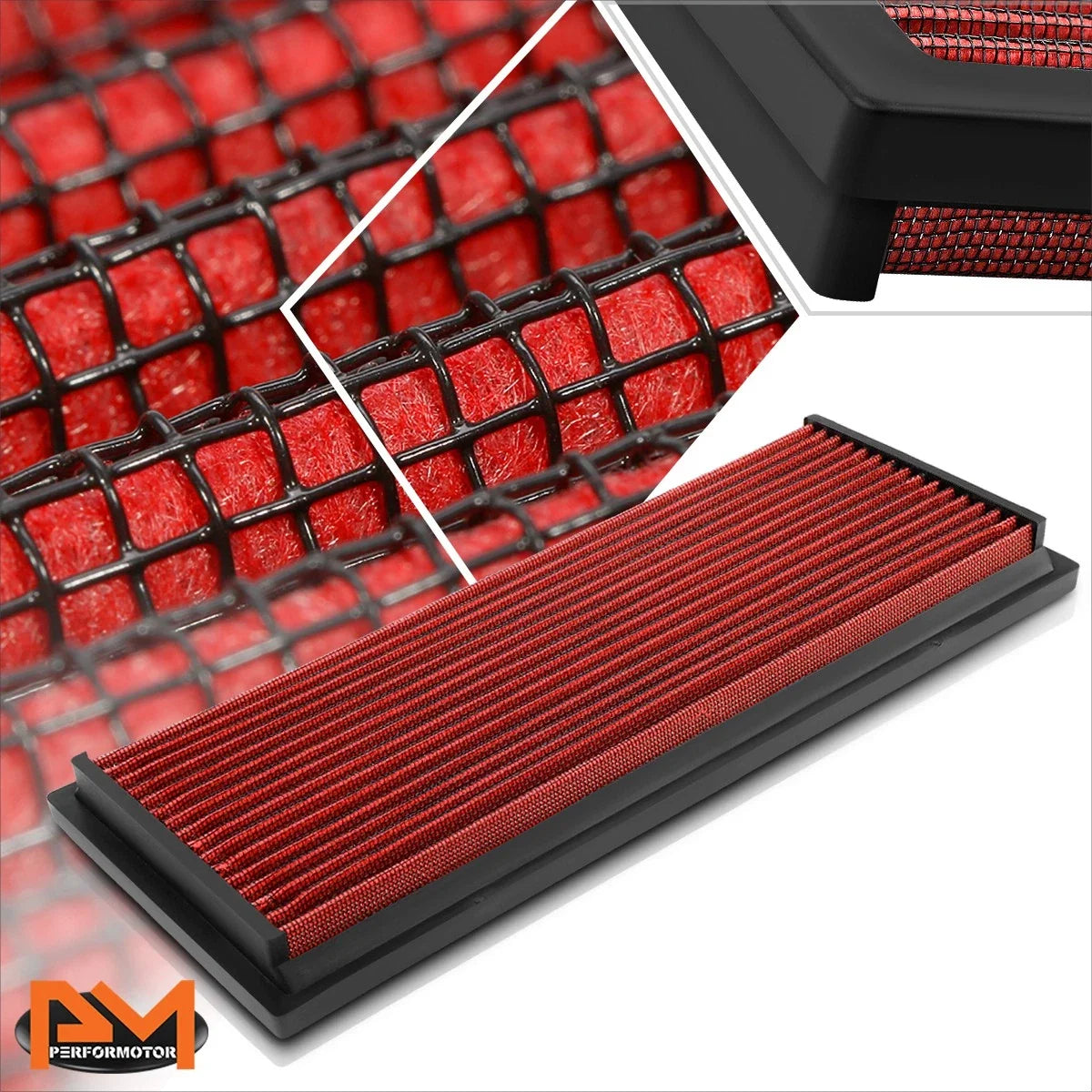 Reusable High Flow Air Filter for Jeep Wrangler (1987-1997)