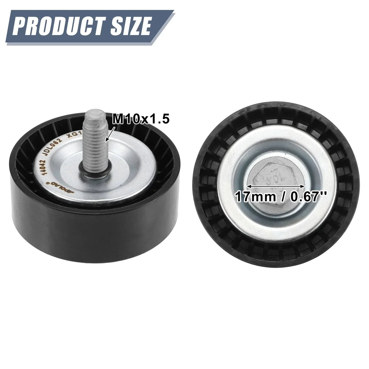 Accessory Drive Belt Idler Pulley for 2009-2020 Dodge Journey