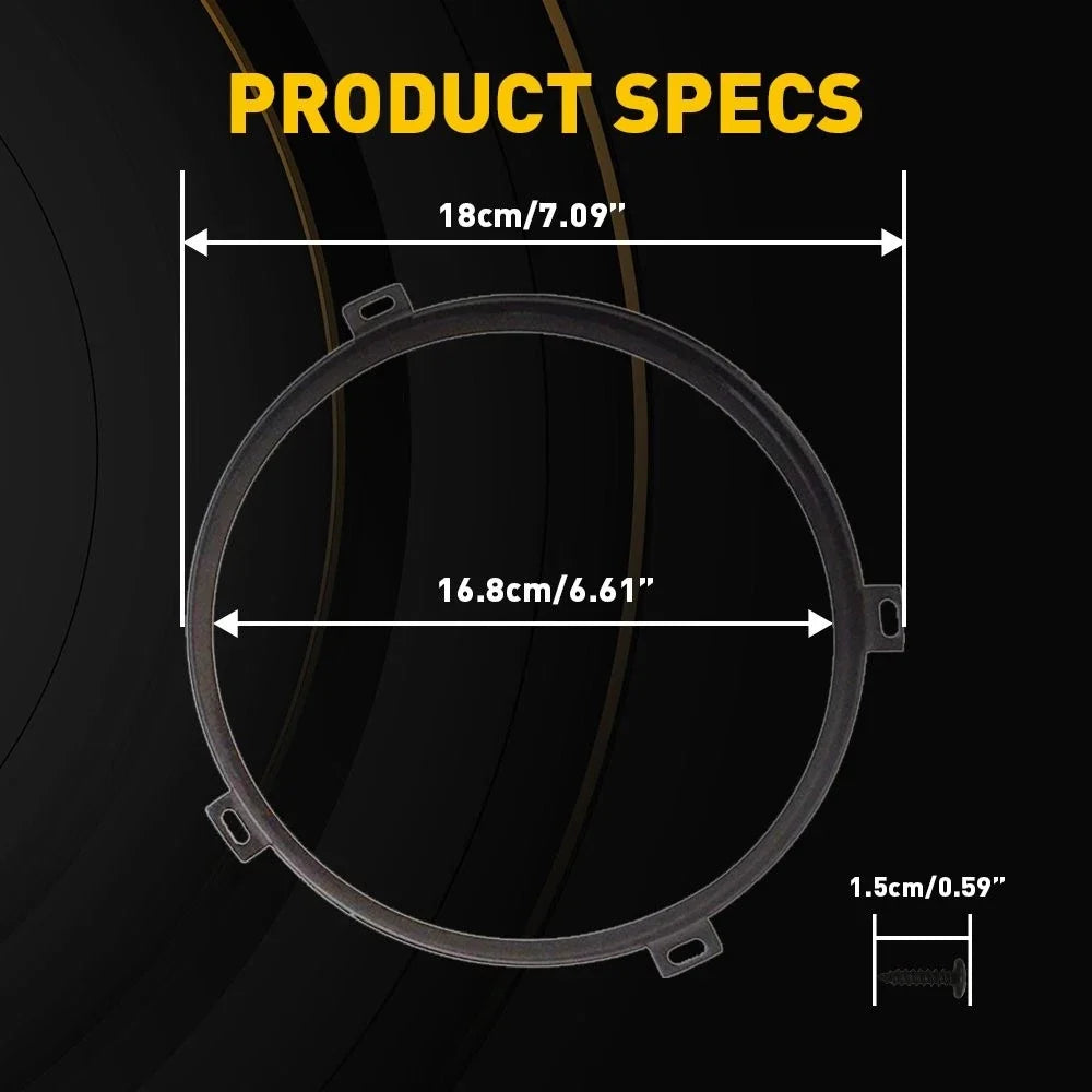 7'' Bracket for Headlight Ring - Jeep Wrangler JK 2007–Present