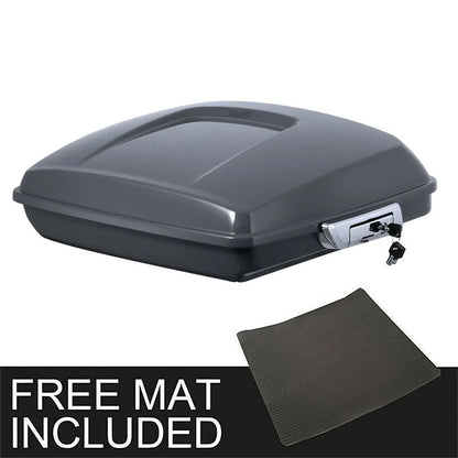 Trunk Pad Mount Rack - Gunship Gray for Harley Touring 2009–2013