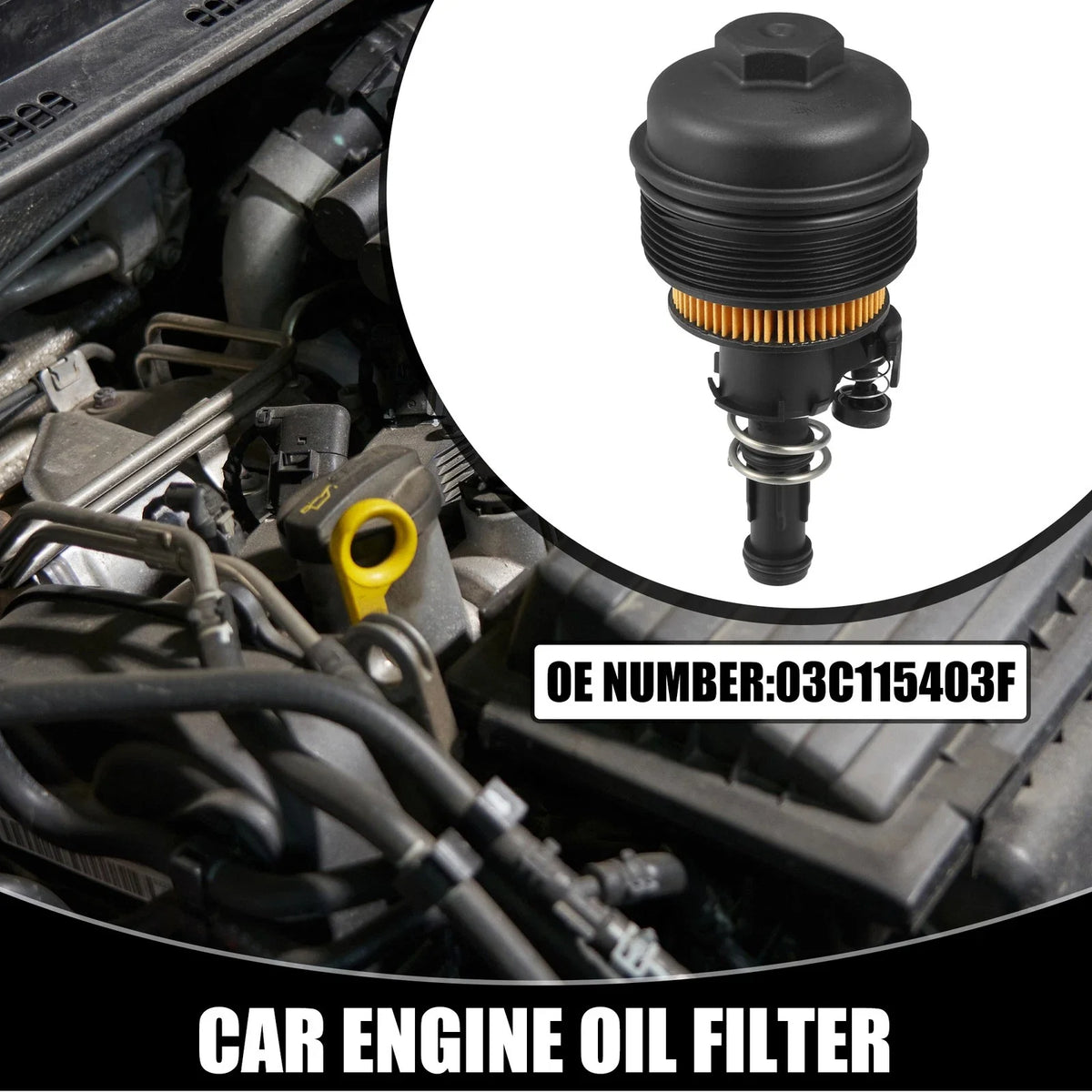 Oil Filter No. 03C115403F for Audi A3 (2004–2008)