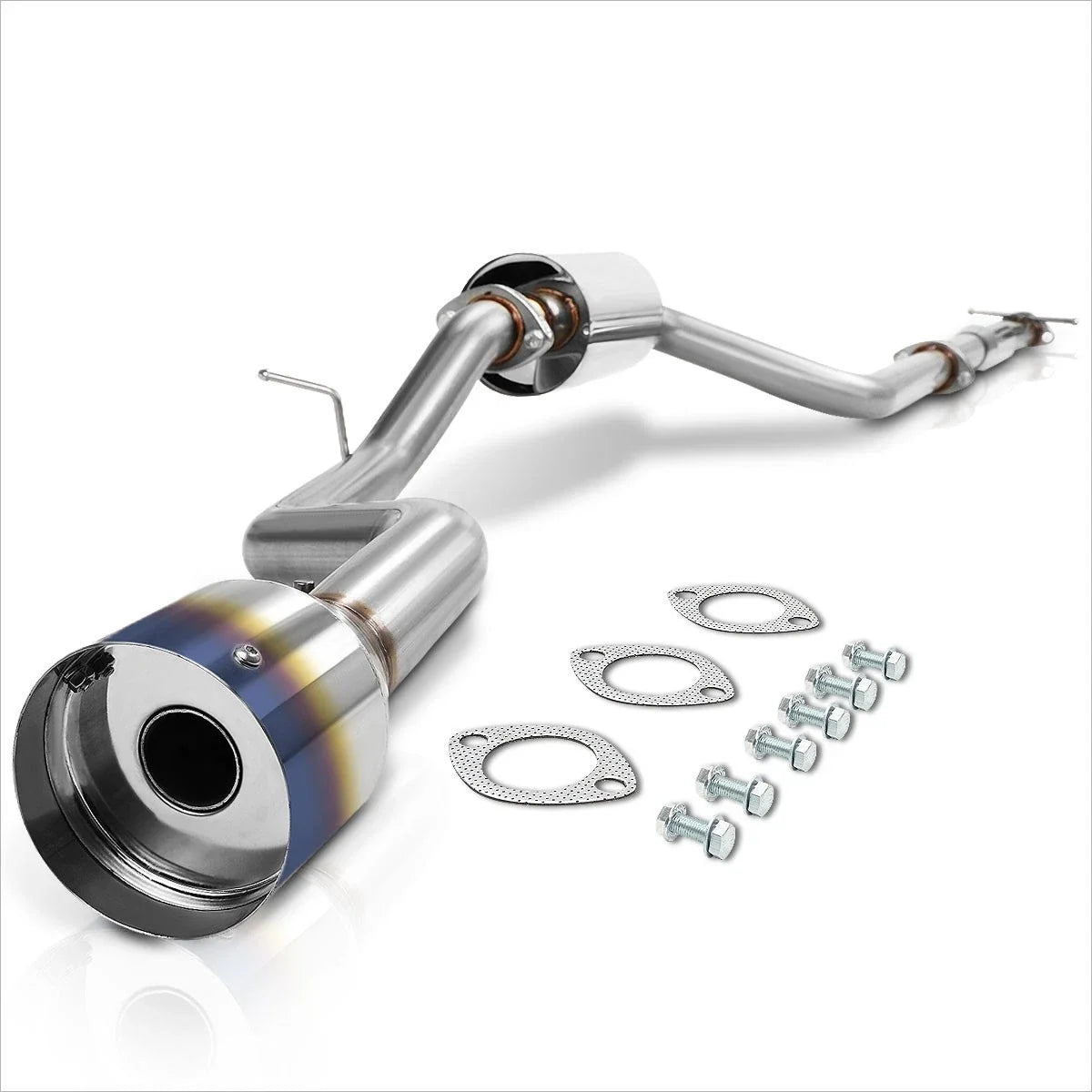 4.5" Burnt Tip Muffler Catback Exhaust for Ford Focus ZX3/ZX5 (2000–2004)