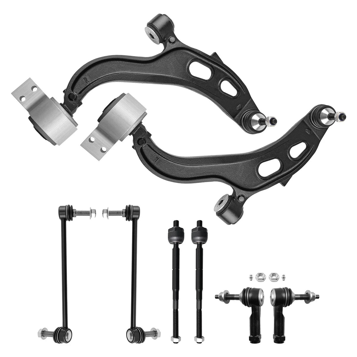 Front Suspension Lower Control Arms Sway Bar Links for Ford Flex Taurus (2013–2017)