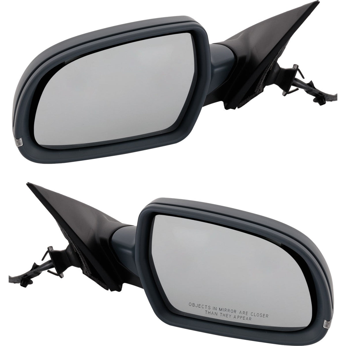 Power Mirror Set, Heated, for Audi A4 Quattro 2012-2016, Paintable