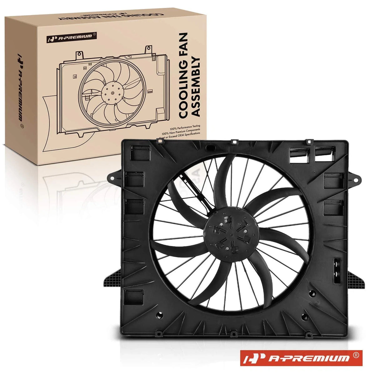 Cooling Fan Assembly with Brushless Motor for Chevy Traverse (2021–2022)