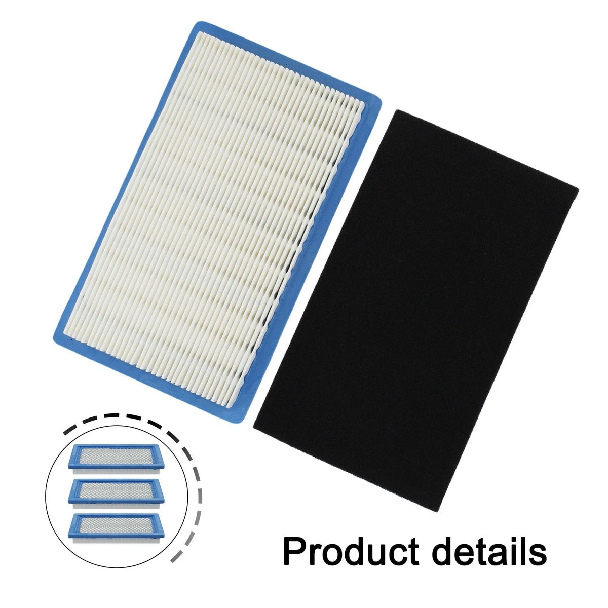 Air Filter Set for Kawasaki Series (Includes Prefilters)