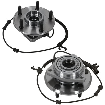 Front Wheel Hub & Bearing Assembly (2X) w/ABS for Jeep Wrangler 2007–2010