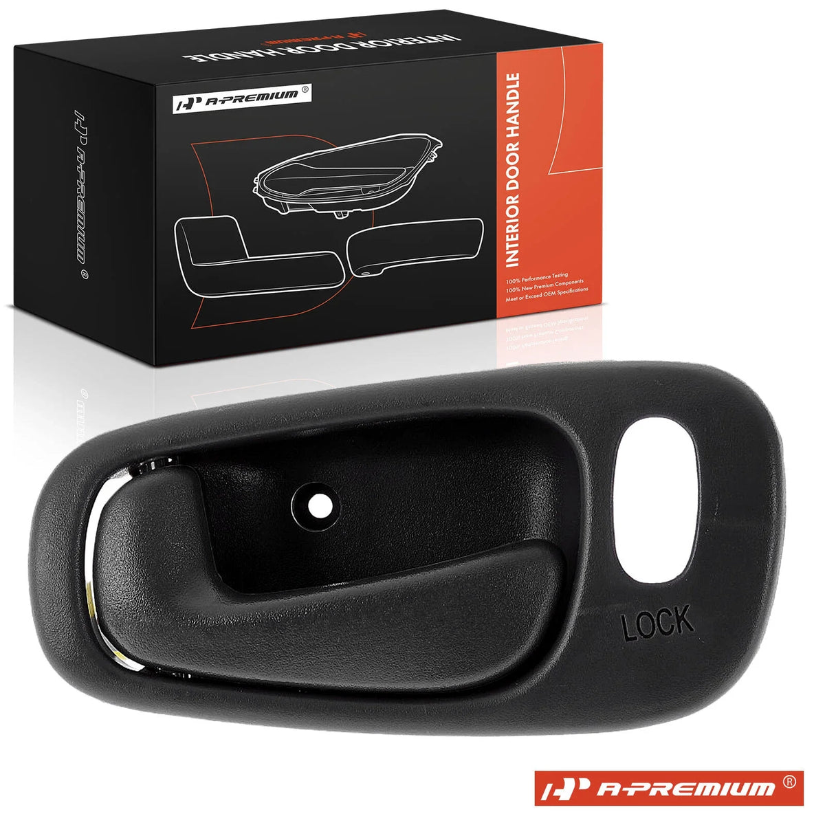 Front Left Plastic Interior Door Handle for Toyota Corolla (1998–2002)