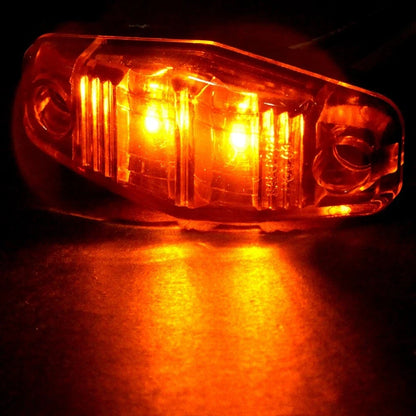 Amber 2Diode LED Clearance Lamp Set of 10 for Universal Trucks (Year Range)