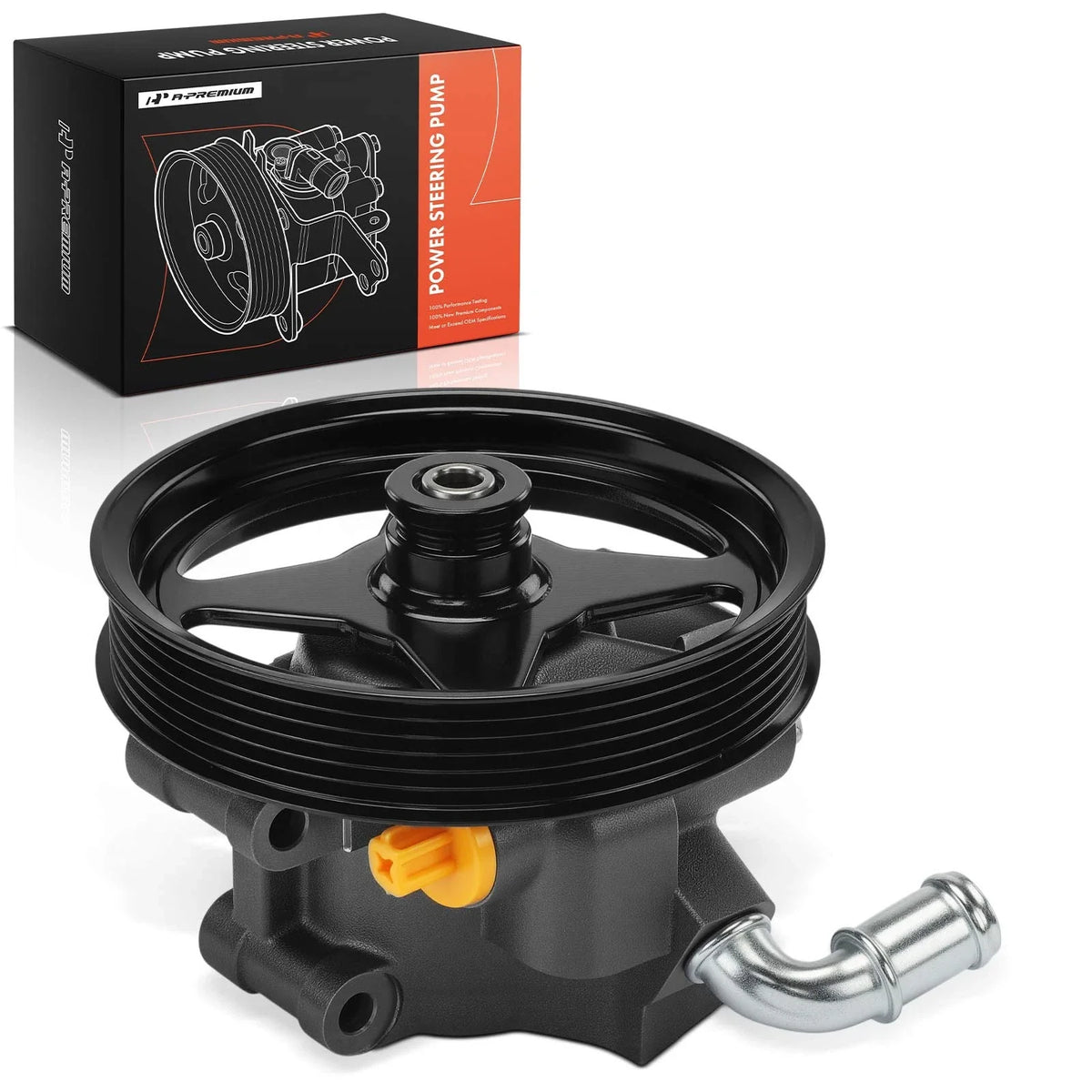 Power Steering Pump with Pulley for Ford E-150 E350 Super Duty (2007–2010)