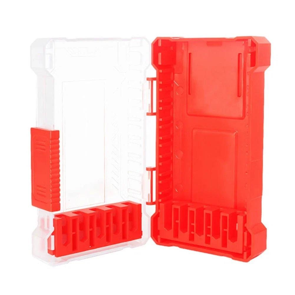 Portable Plastic Box for Organizing Hex Shank Drill Bit Accessories