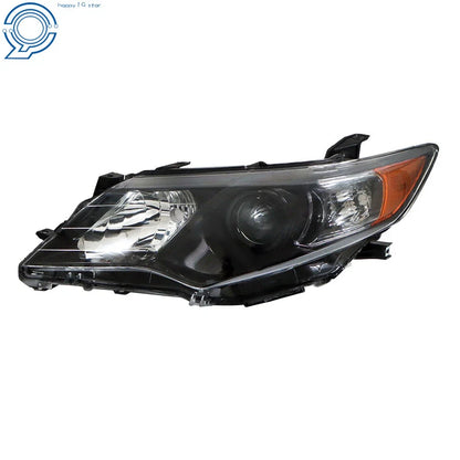 Pair of Black Projector Headlights for 2012-2014 Toyota Camry