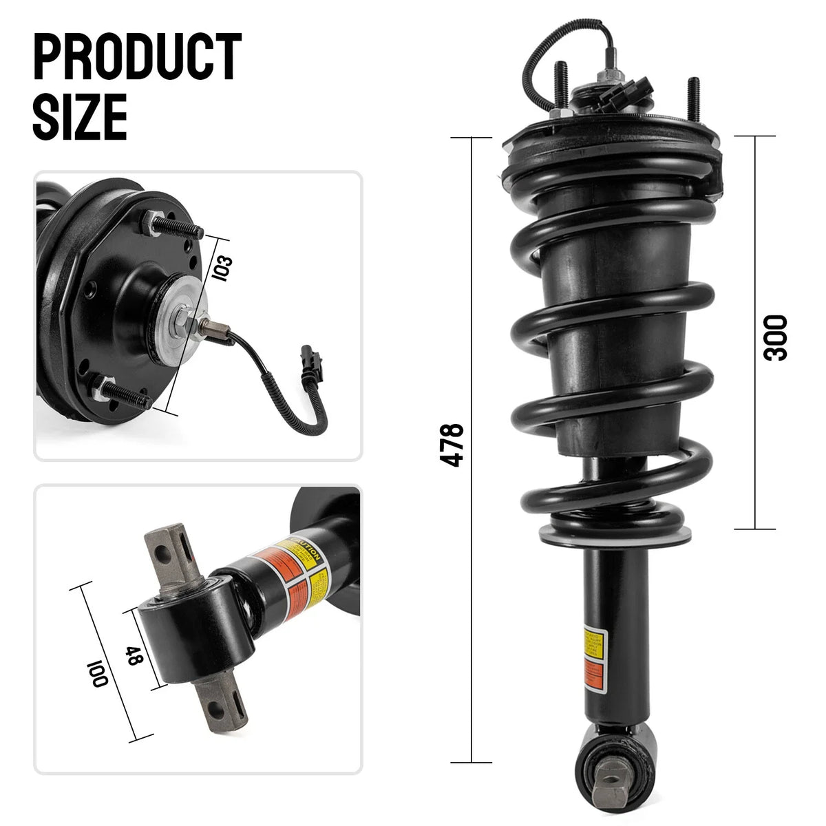 Strut Shocks Set of 2 for Suburban Yukon Escalade 2015-2020
