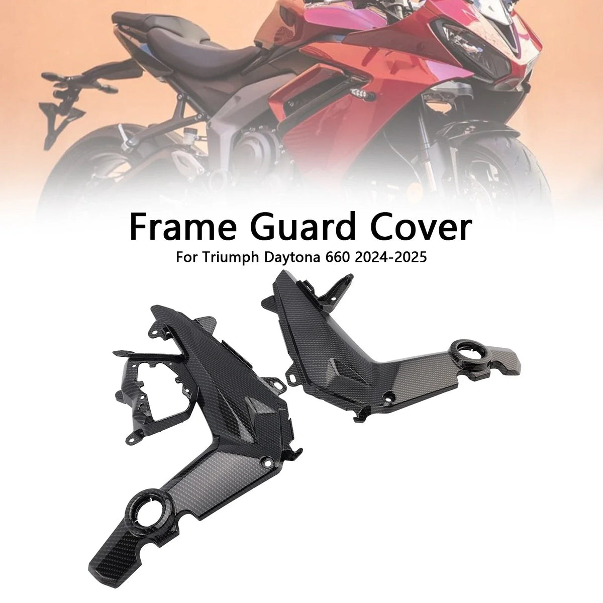 Outrigger Cover Panel Guard Frame Side for Daytona 660 (2024-2025)