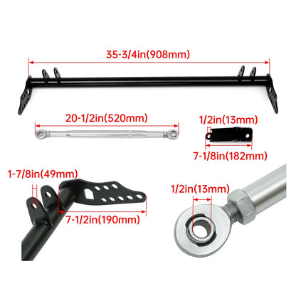 Front Traction Bar for Honda Civic Del Sol EK EG EH EJ (1992–2000) Acura Integra