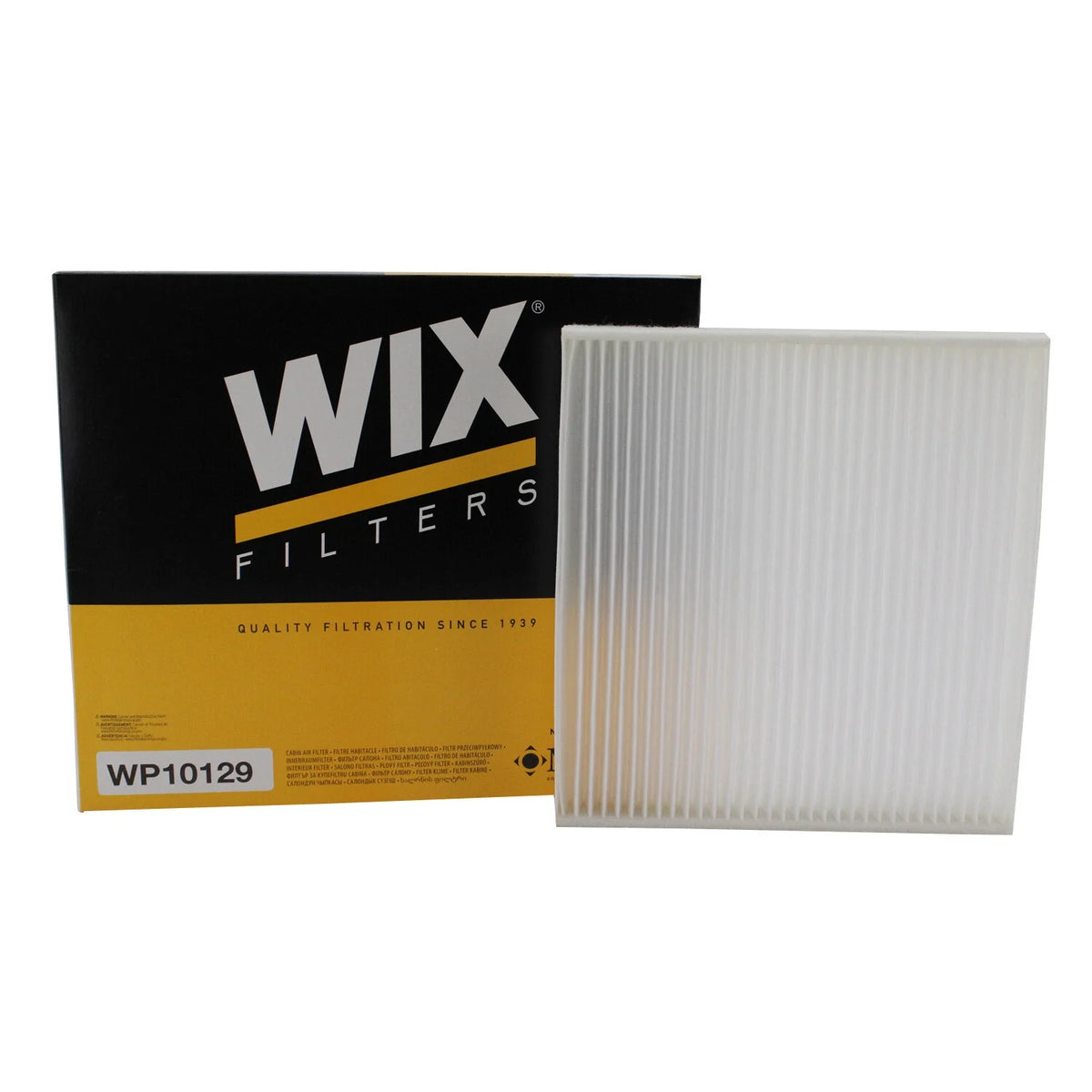 WIX Air Filter for Cabin Use Compatible with Various Models (WP10129)