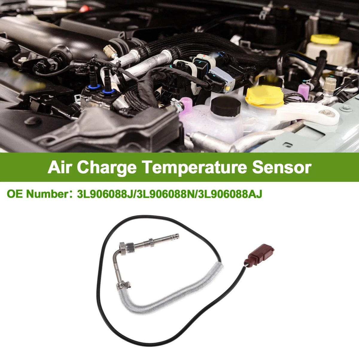 Air Charge Temperature Sensor No.3L906088J for Audi A3 Sportback (2010–2013)