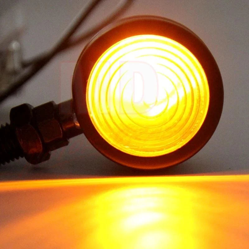 Turn Signal Lights for Harley Bobber (Universal, Amber)
