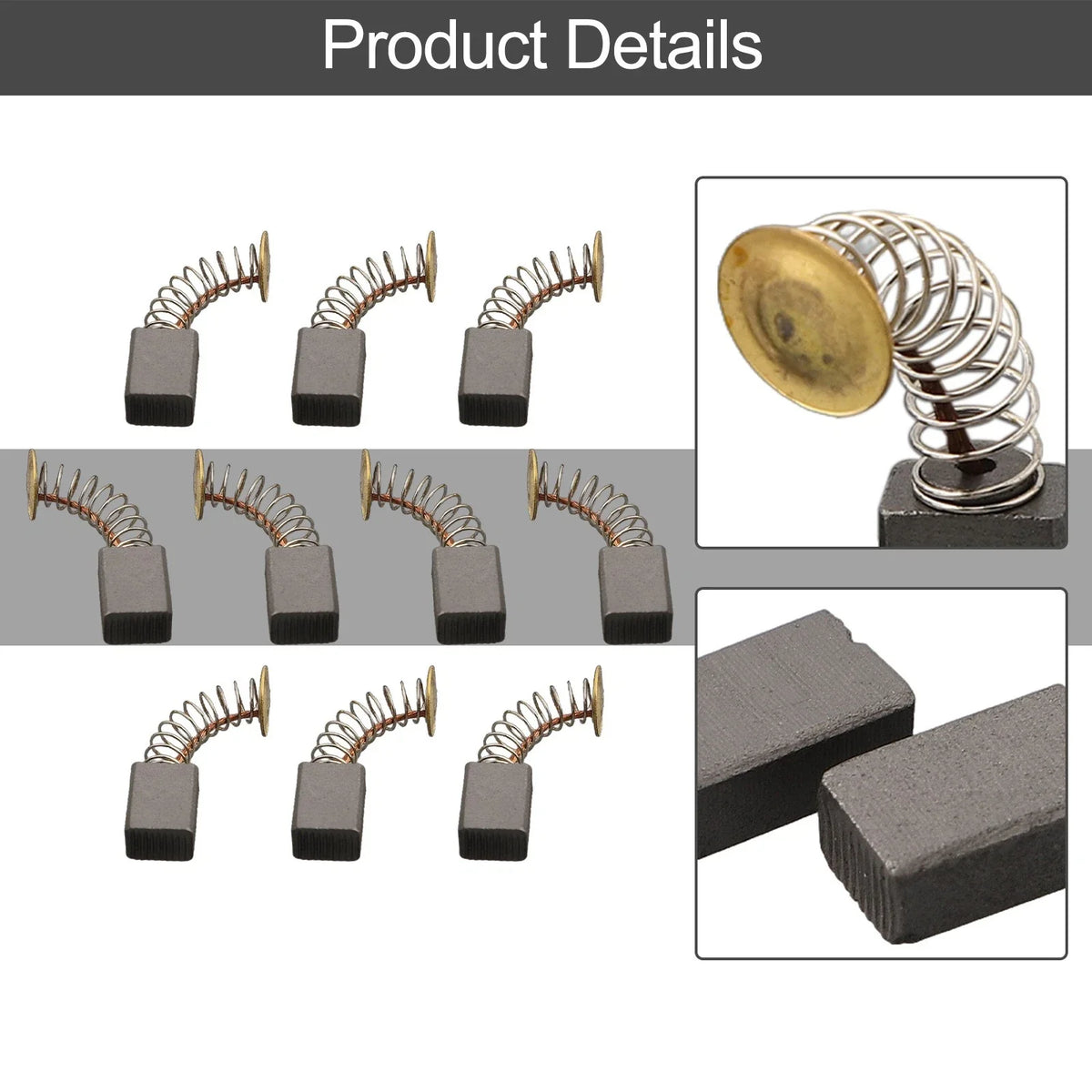 10Pcs Carbon Brushes for 251 Marble Machine