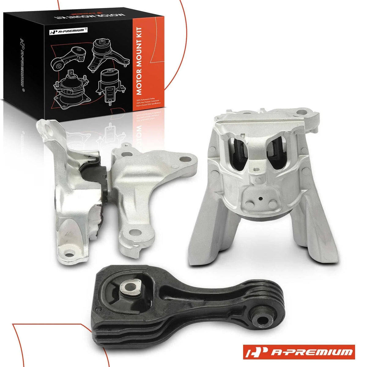 3X Engine Motor & Transmission Mount for Honda Civic (2016–2020)
