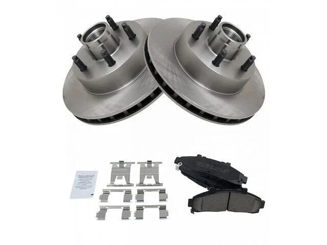 Front Brake Pad and Rotor Kit for Mazda B4000 RWD (1995–1997) JF885HP