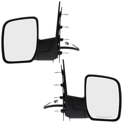 Mirrors Set of 2 for Ford E450 Van E350 E250 E150