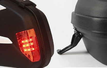 Hard Saddlebags Detachable for Suzuki Honda Cruisers (Universal Fit)