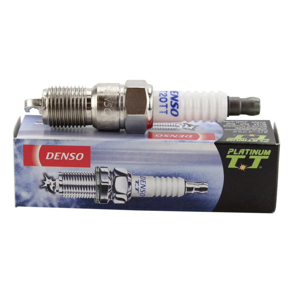Denso Platinum TT Spark Plug (Gap 0.040) for Chevy, Ford, Jaguar