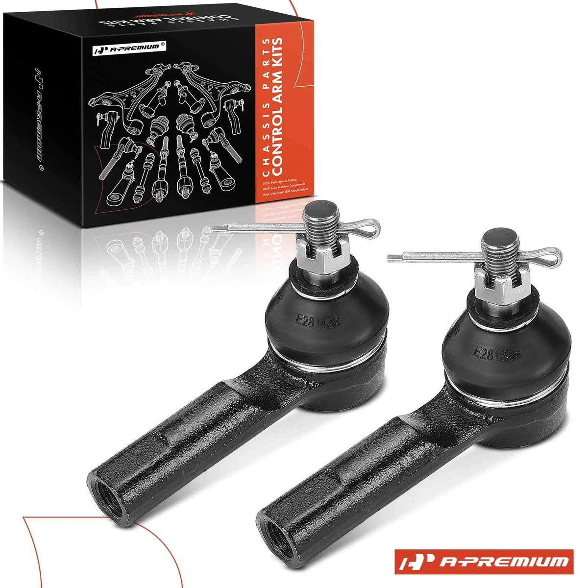 2X Front Outer Tie Rod End for Nissan Altima (2002–2004) Maxima