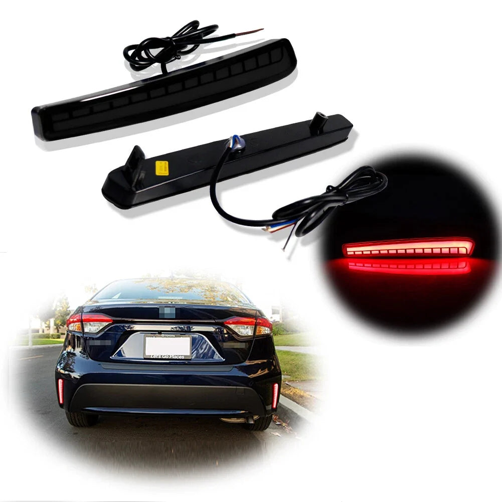 2X Sequential LED Brake Tail Lights for Toyota Corolla (2020–2021)