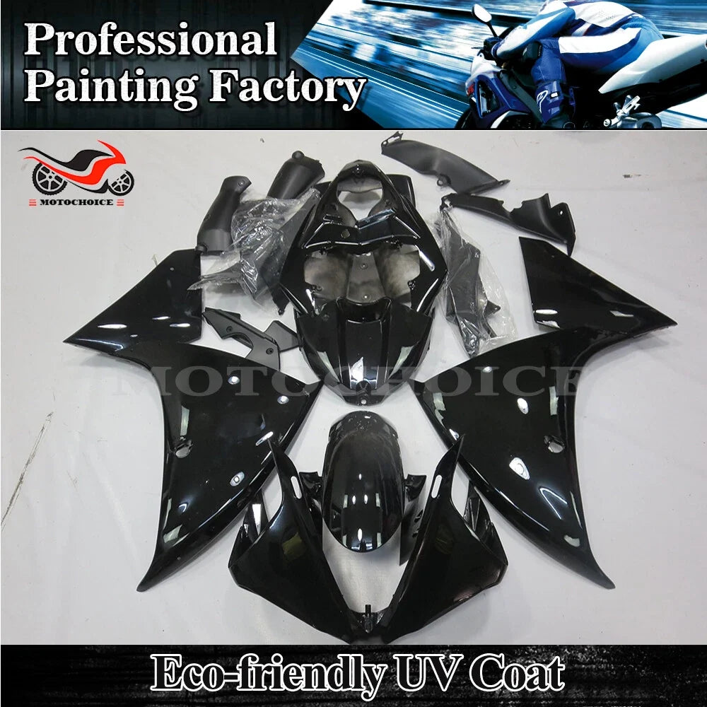 Glossy Black Fairings Kit for Yamaha YZF-R1 (2009–2011)