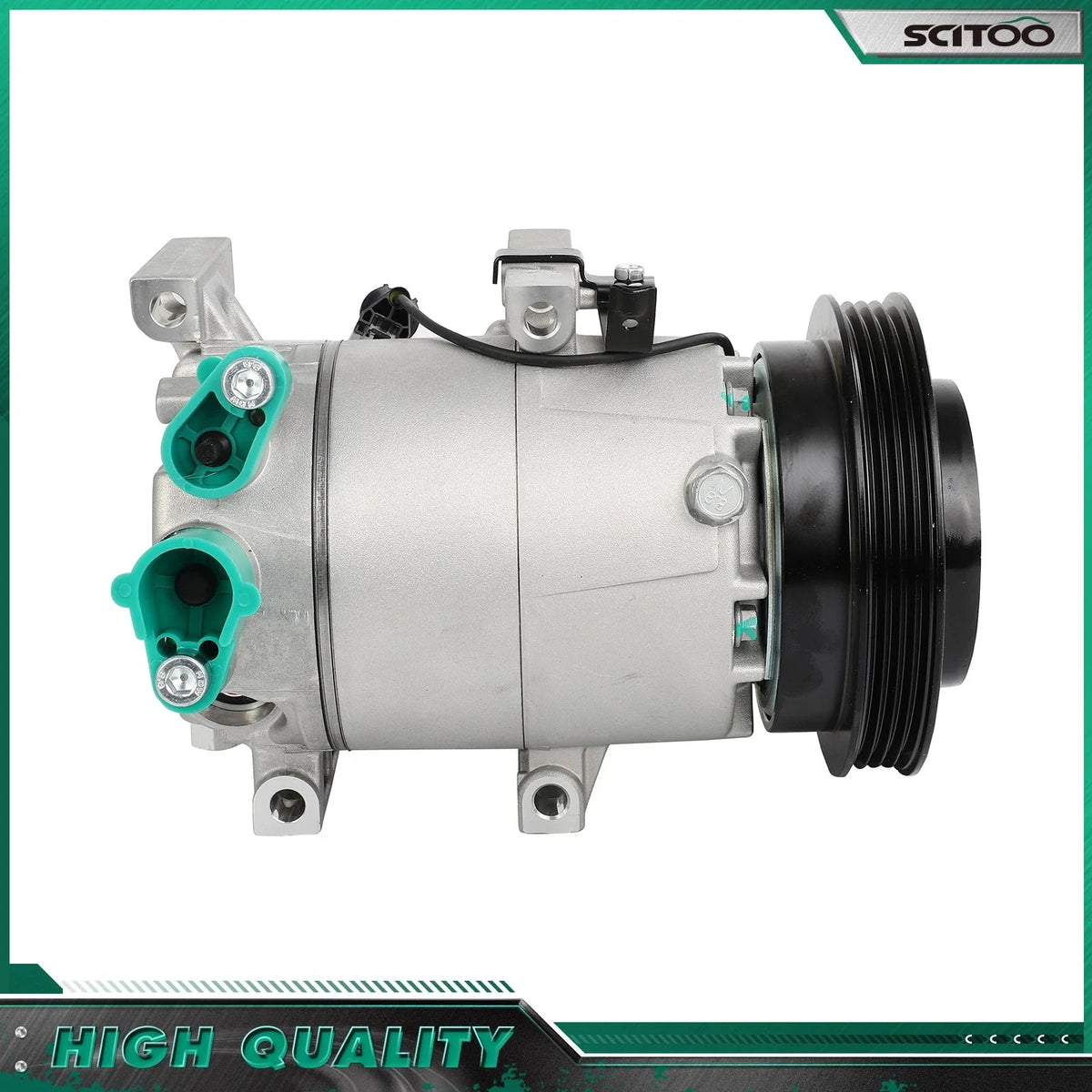 2010-2011 Hyundai Accent A/C Compressor with Clutch L4 1.6L
