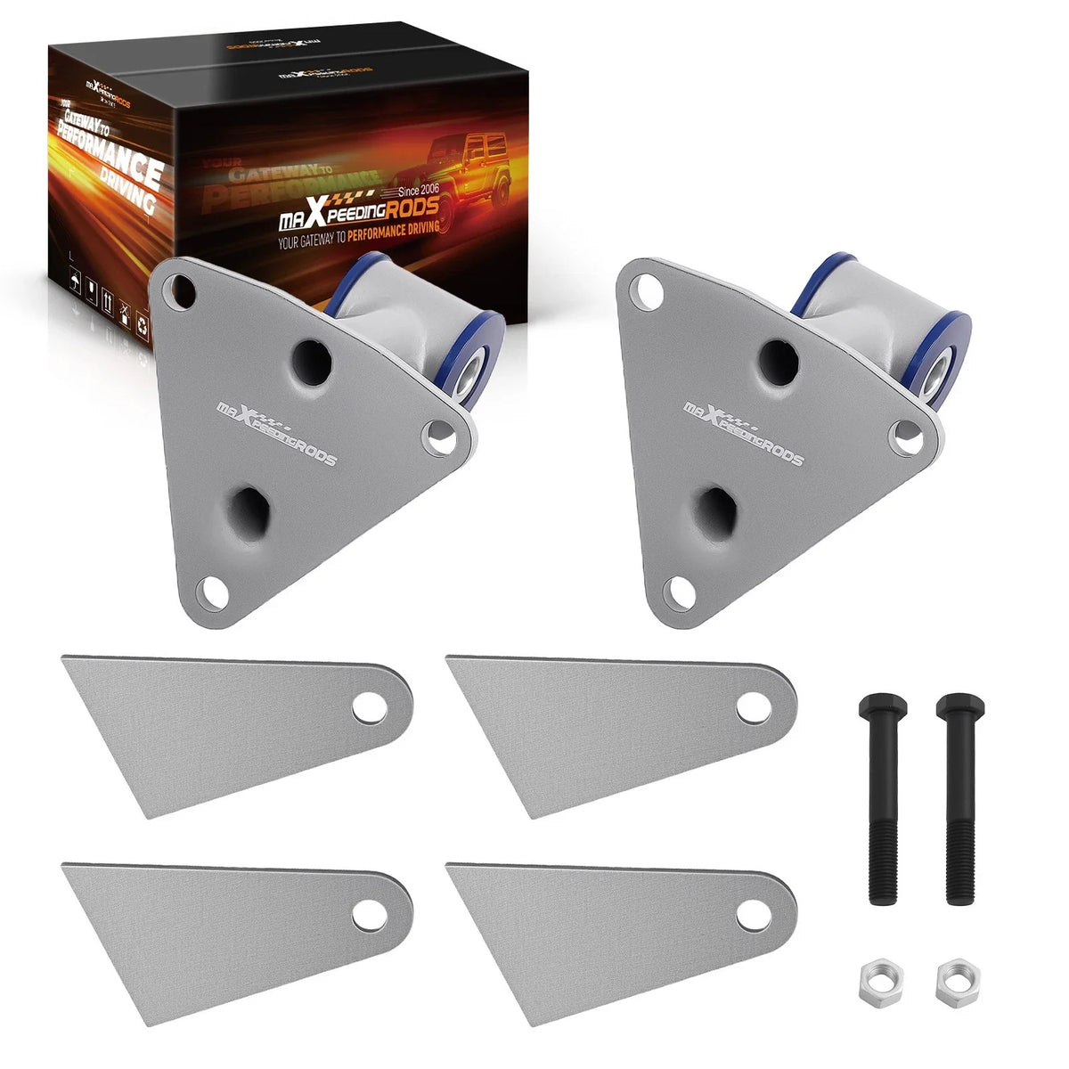 Engine Motor Mount Weld-In Kit for Chevy Big Small Block (BBC SBC)