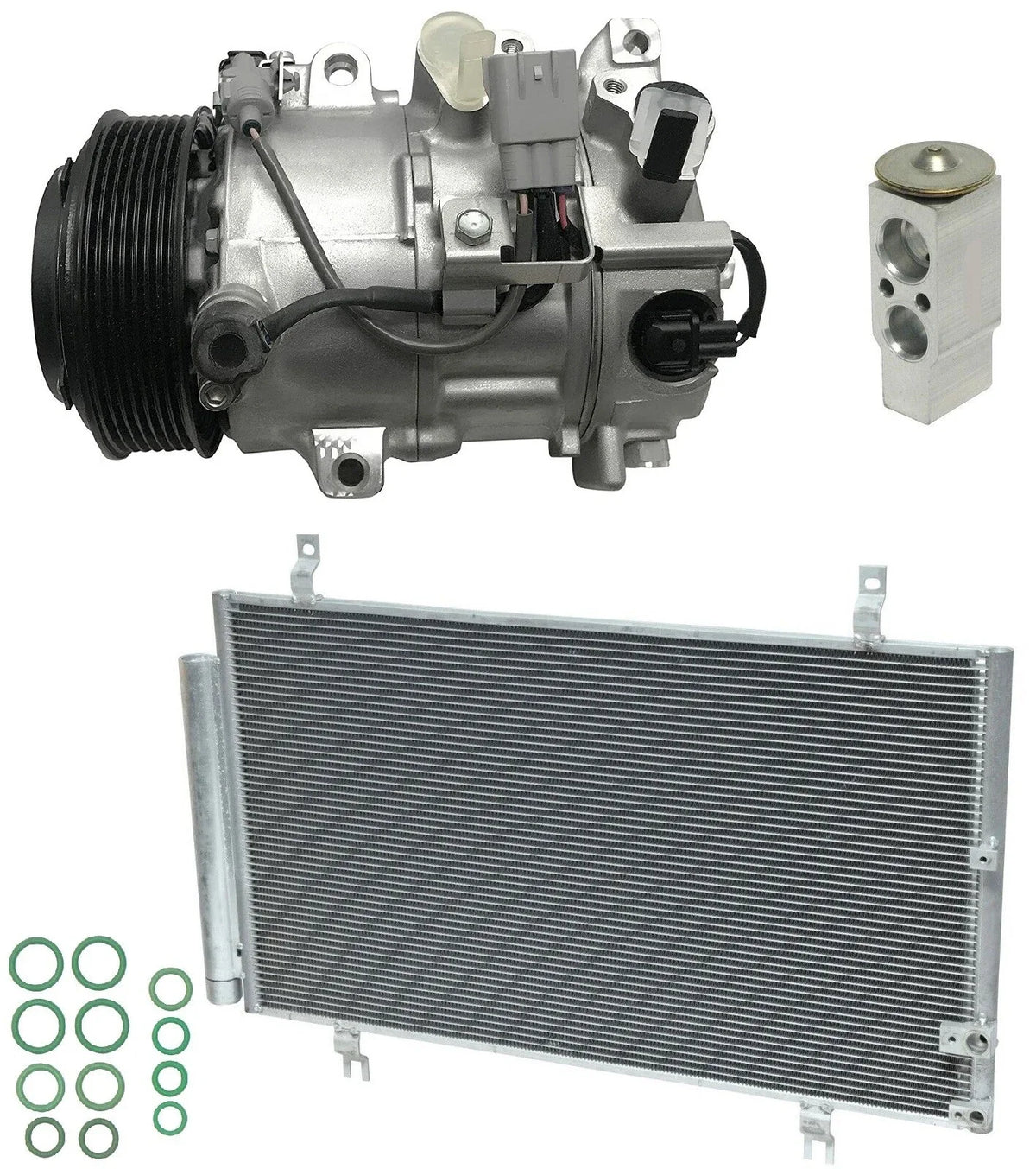 A/C Compressor Kit With Condenser for Lexus GS300 3.0L (2006–2009)