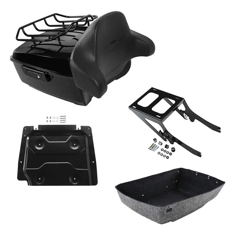 Mount Rack Plate for Trunk Backrest - Harley Heritage Classic FLHCS 2018-2026