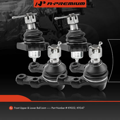 Front Ball Joint Set for 1995-1997 Nissan Pathfinder Upper & Lower