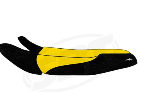 Seat Cover for Kawasaki 1100 STX (1997), 900 STX (1999–2000), 900 STS (2001–2002) Yellow/Black