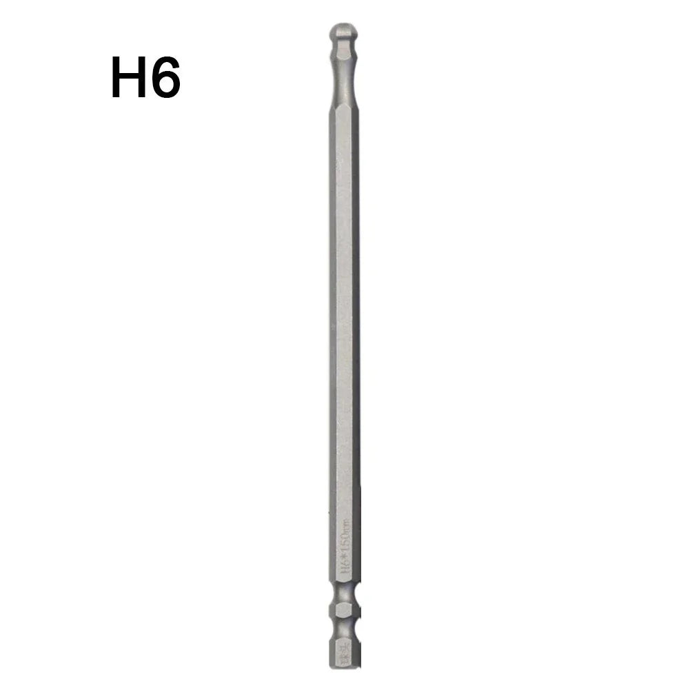 1pc Driver Bit Screwdriver Bit 150mm Alloy Steel Hexagon Magnetic