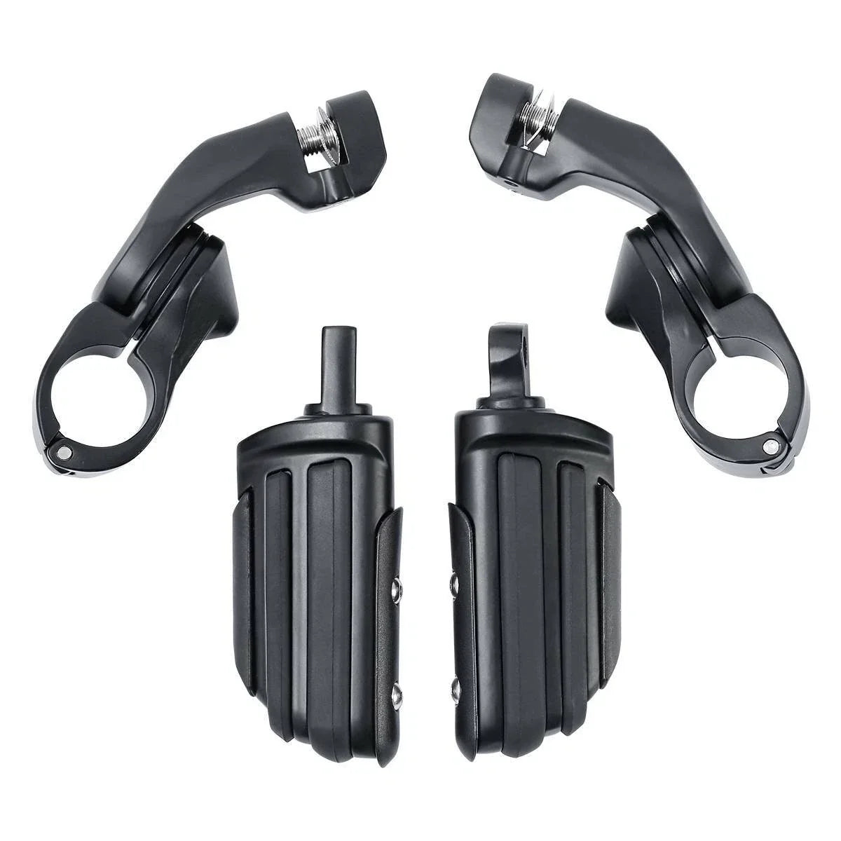 Highway Bar Footpeg Mount 1-1/4" Short Angled for Harley Touring