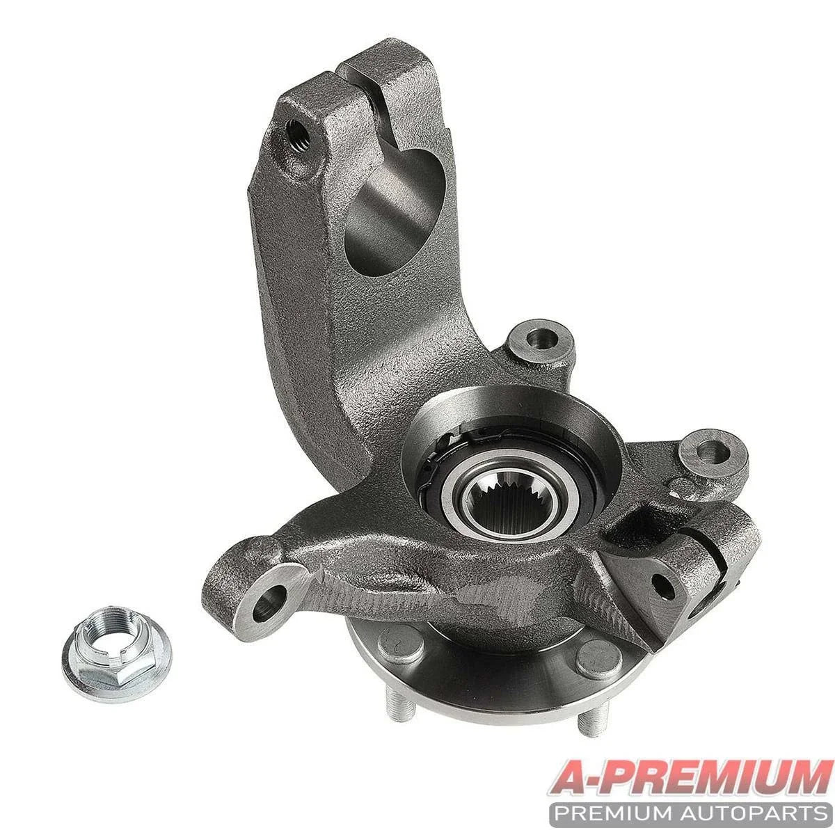 Steering Knuckle & Front Left Hub Bearing Assembly for Ford Focus (2006-2011)