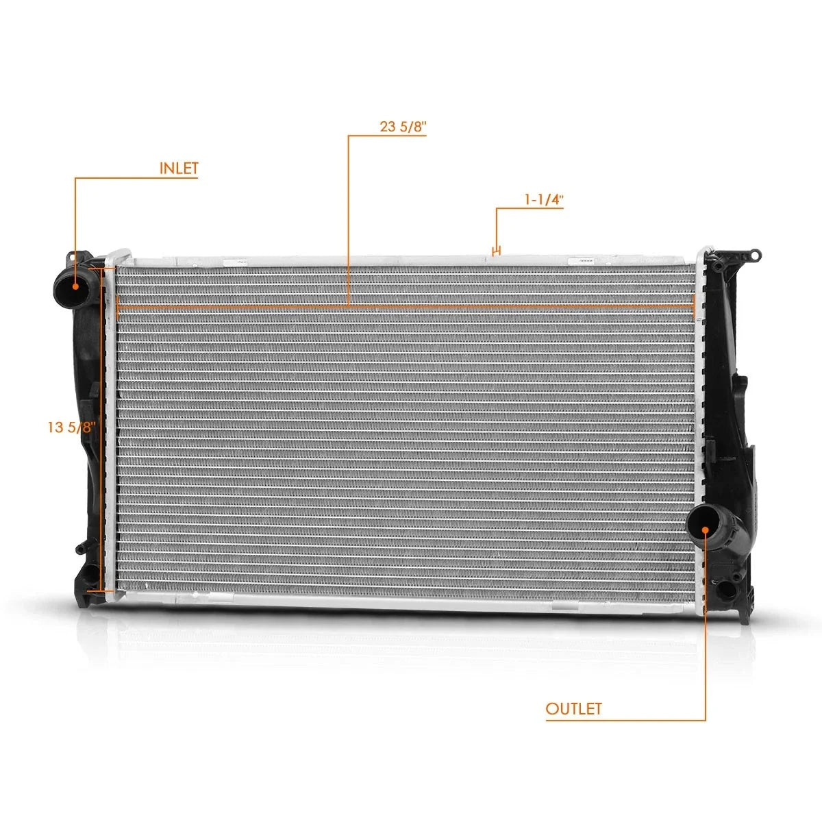 Aluminum Radiator DPI-2941 for BMW 135/335/X1/Z4 3.0L (2007–2016)