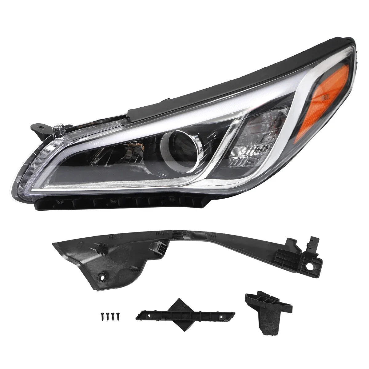 Driver Side Halogen Headlight for 2015-2017 Hyundai Sonata