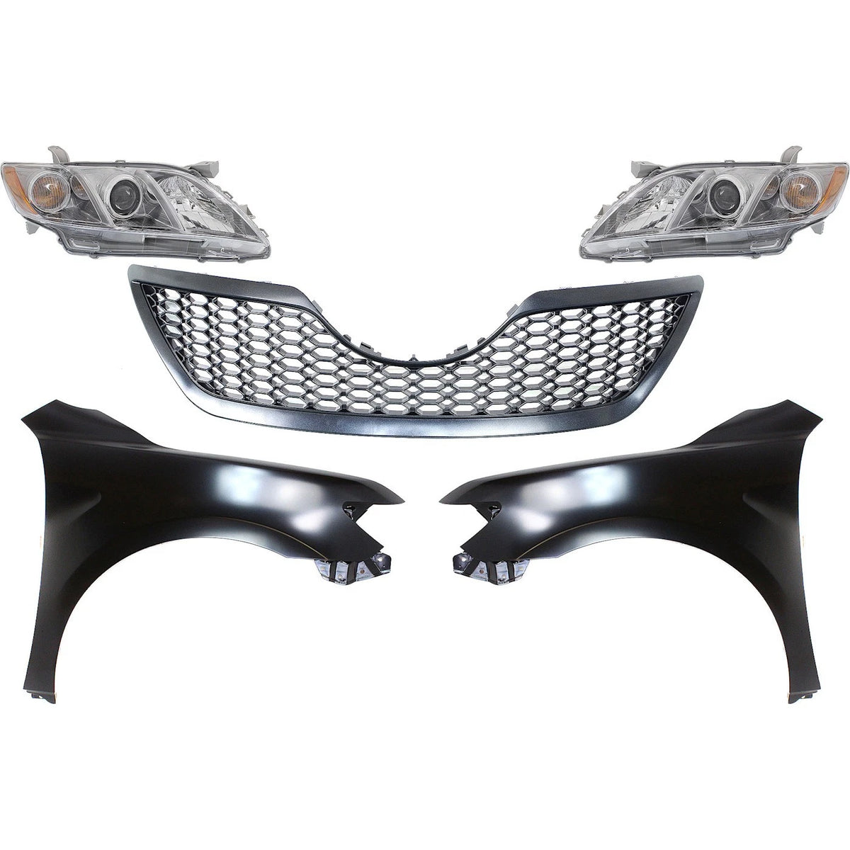 Headlamps Set for Toyota Camry (2007–2009) Driver & Passenger Side