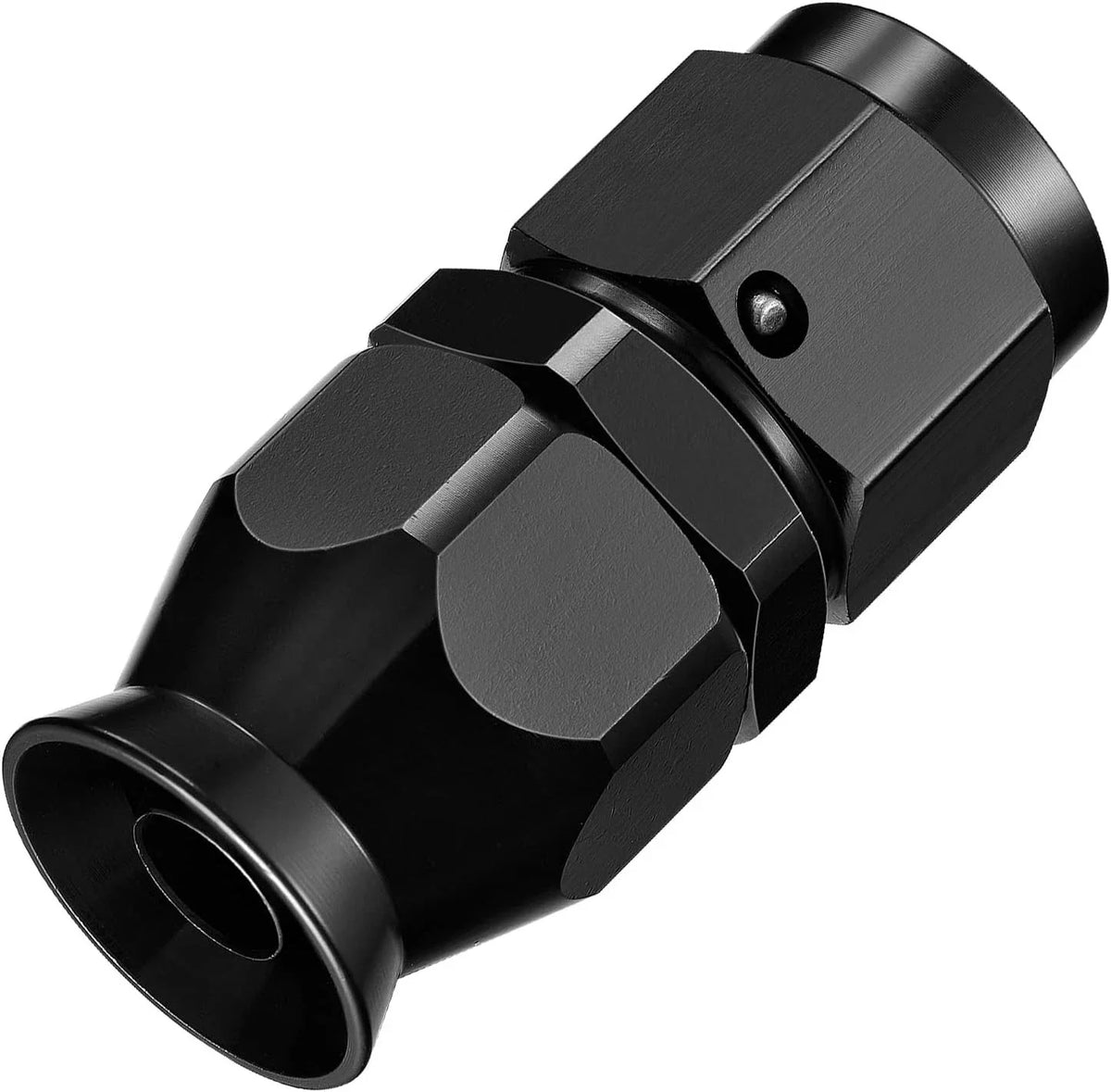 Black 10AN PTFE Straight Hose End Fitting for Fuel Line